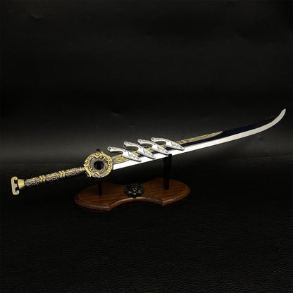 Cold Weapon Han Li Golden Fuzi Knife Metal Mini Replica