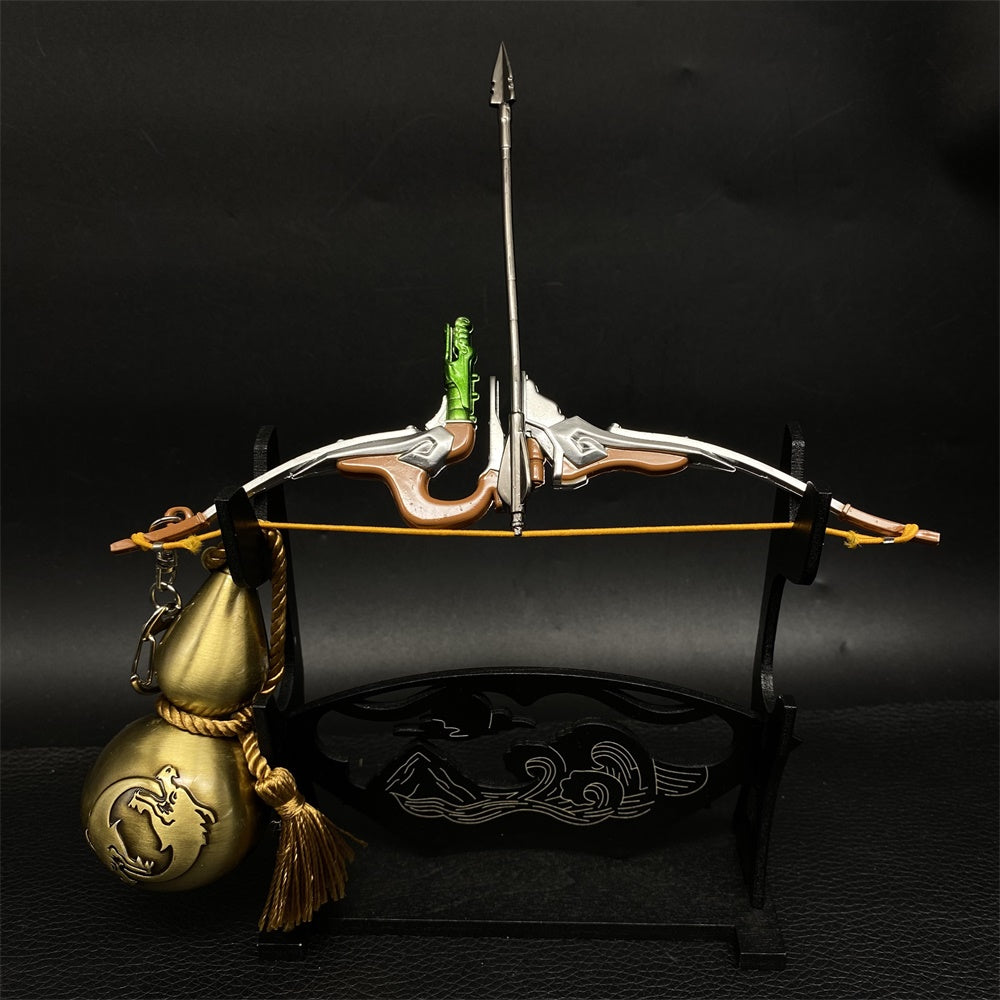 Hanzo Dragon Storm Bow Metal Miniature With Gourd Liquor Container