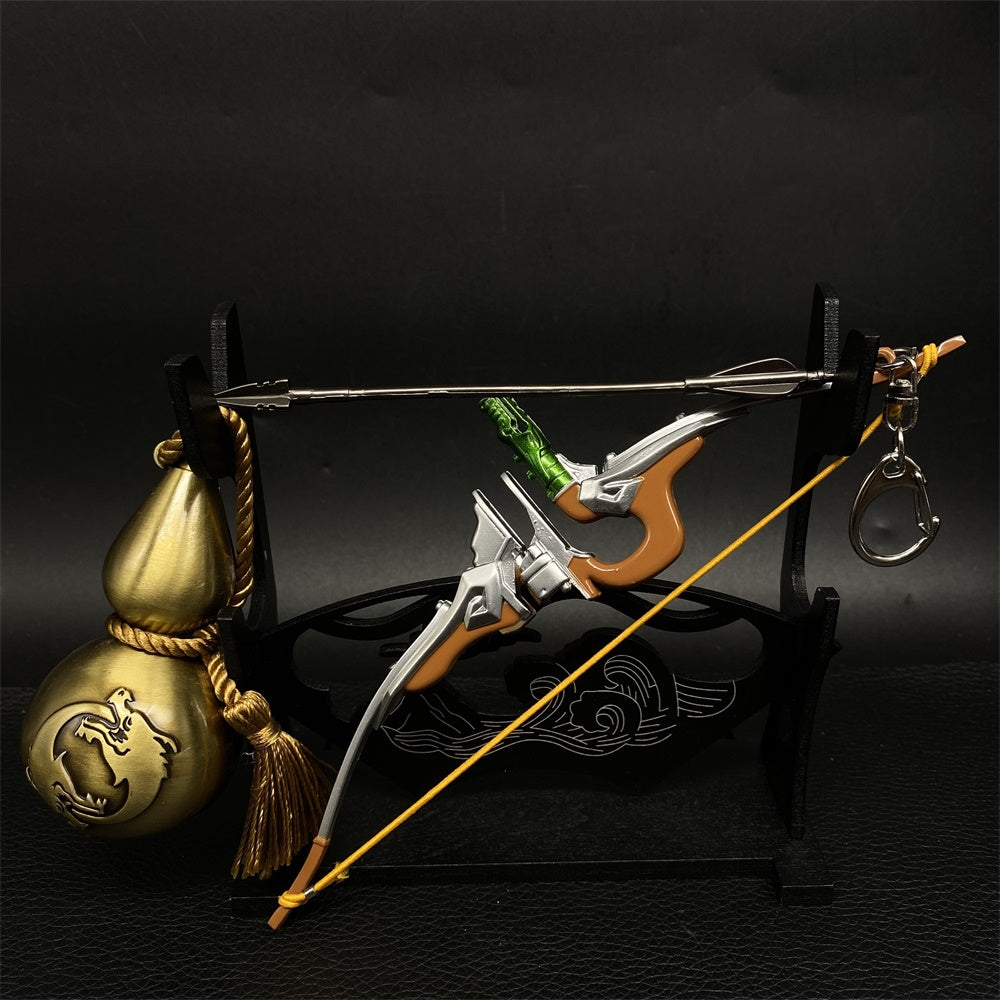 Hanzo Dragon Storm Bow Metal Miniature With Gourd Liquor Container