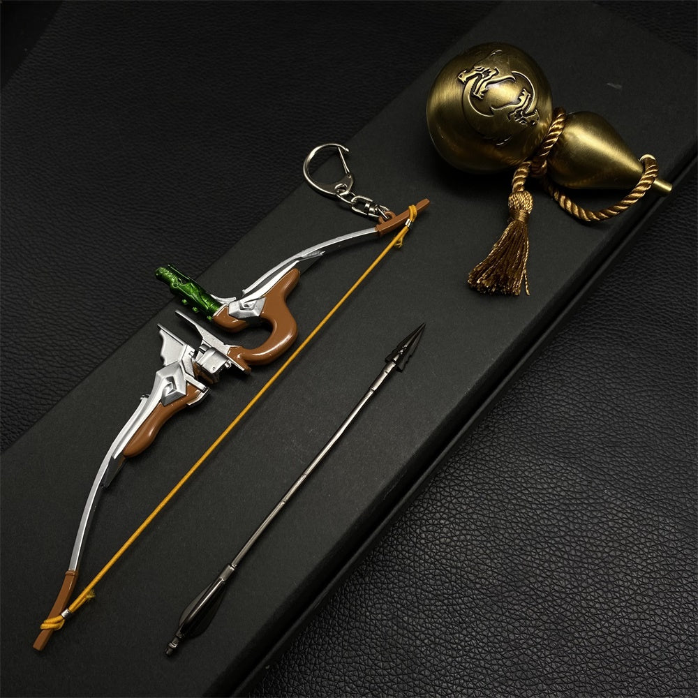 Hanzo Dragon Storm Bow Metal Miniature With Gourd Liquor Container