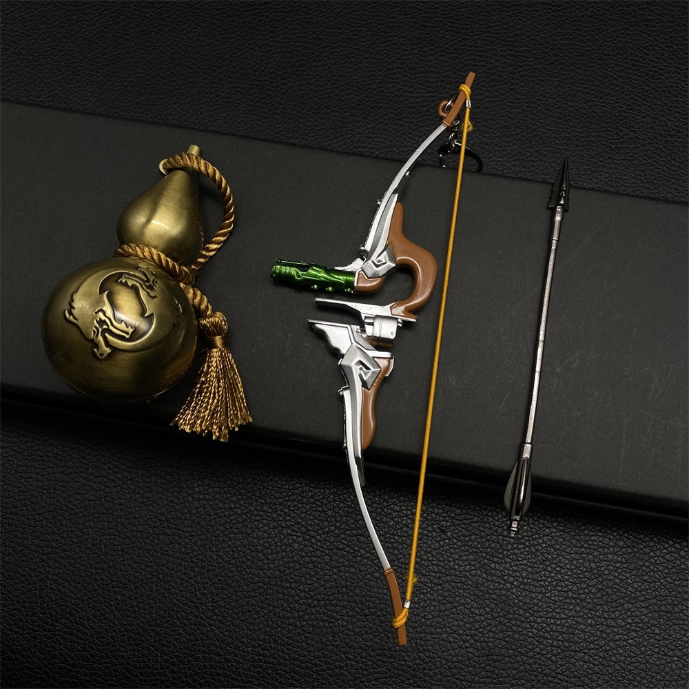 Hanzo Dragon Storm Bow Metal Miniature With Gourd Liquor Container