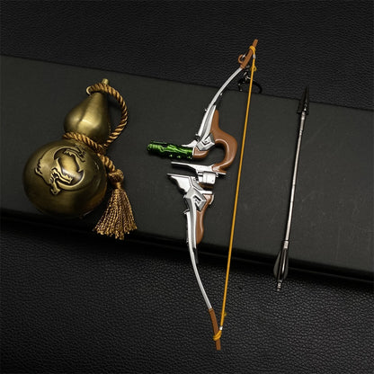 Hanzo Dragon Storm Bow Metal Miniature With Gourd Liquor Container