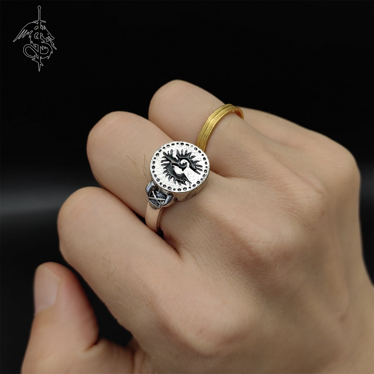 Hawk Ring Alloy Open Ring Cool Gamer Gift