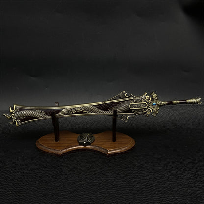 Heaven Sword And Dragon Saber Metal Miniature