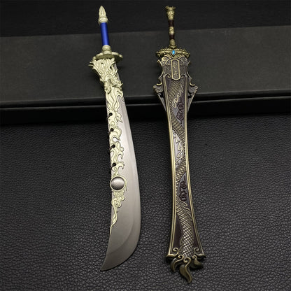 Heaven Sword And Dragon Saber Metal Miniature