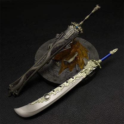 Heaven Sword And Dragon Saber Metal Miniature