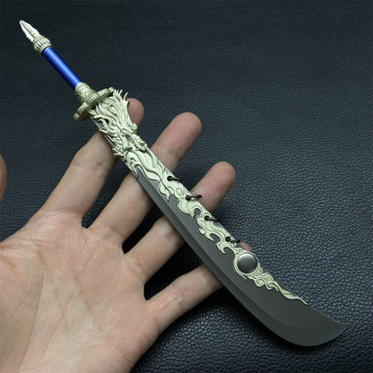 Heaven Sword And Dragon Saber Metal Miniature
