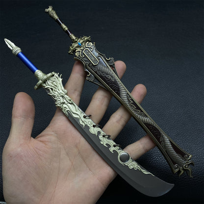 Heaven Sword And Dragon Saber Metal Miniature