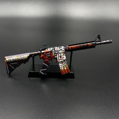 CS2 Hot Game Skin - M4A4 Gun Mini Metal Replica For Collectible