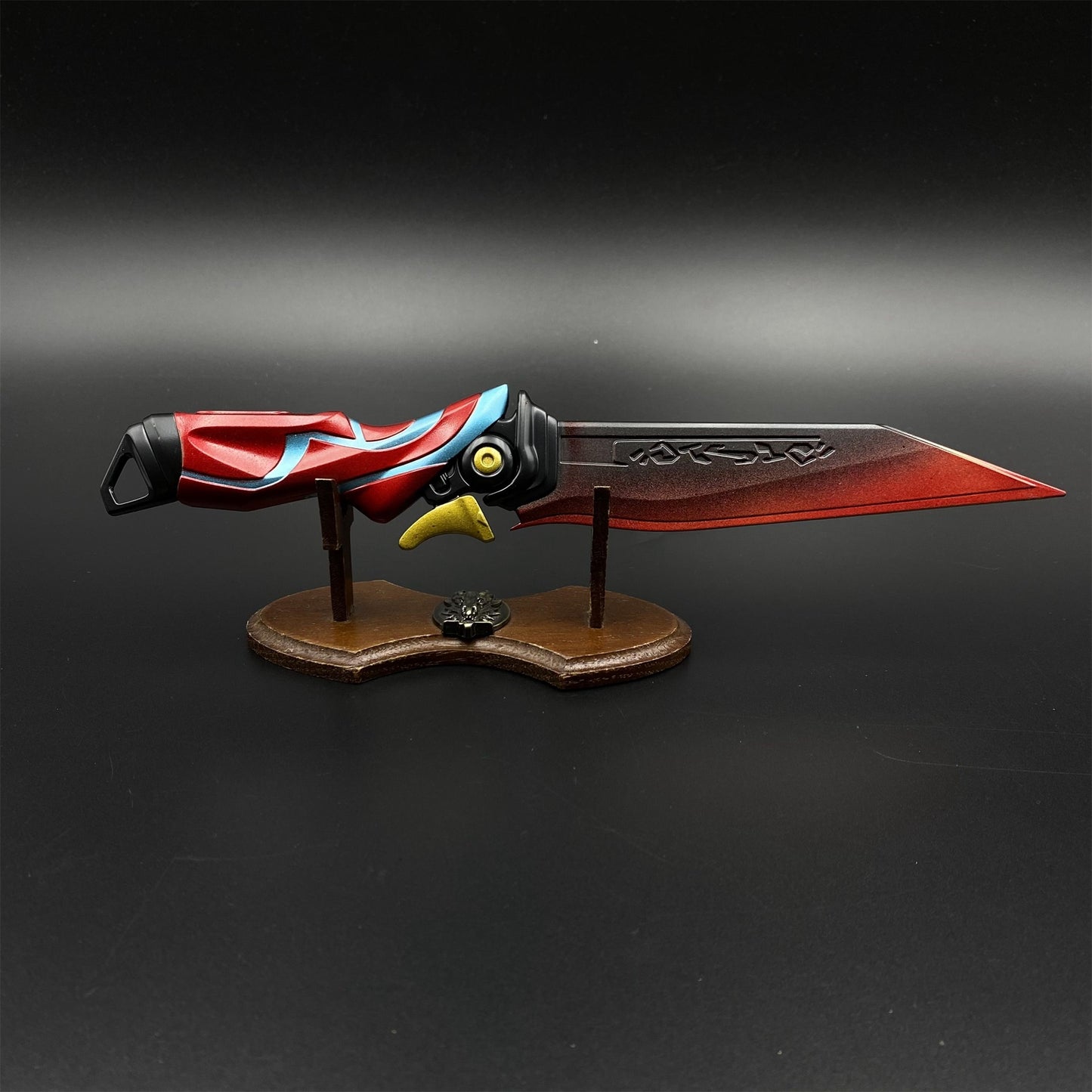 Valo Galaxy Holo Meridian Knife Metal Dull Blade Prop For Collection