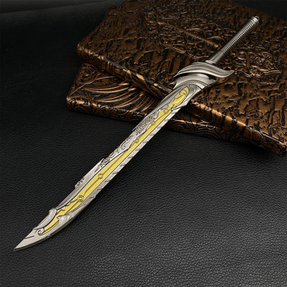 Metal Dark Pattern Startling Hung Knife Replica Display Collection