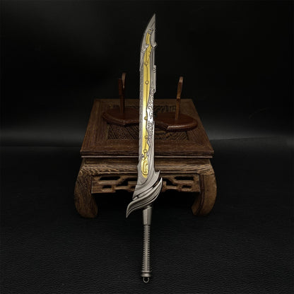 Metal Dark Pattern Startling Hung Knife Replica Display Collection