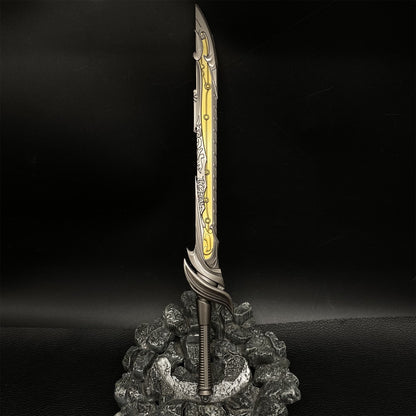 Metal Dark Pattern Startling Hung Knife Replica Display Collection