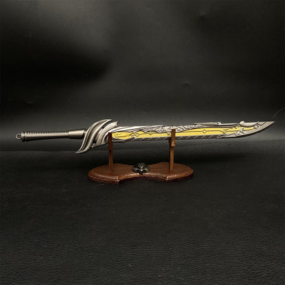Metal Dark Pattern Startling Hung Knife Replica Display Collection