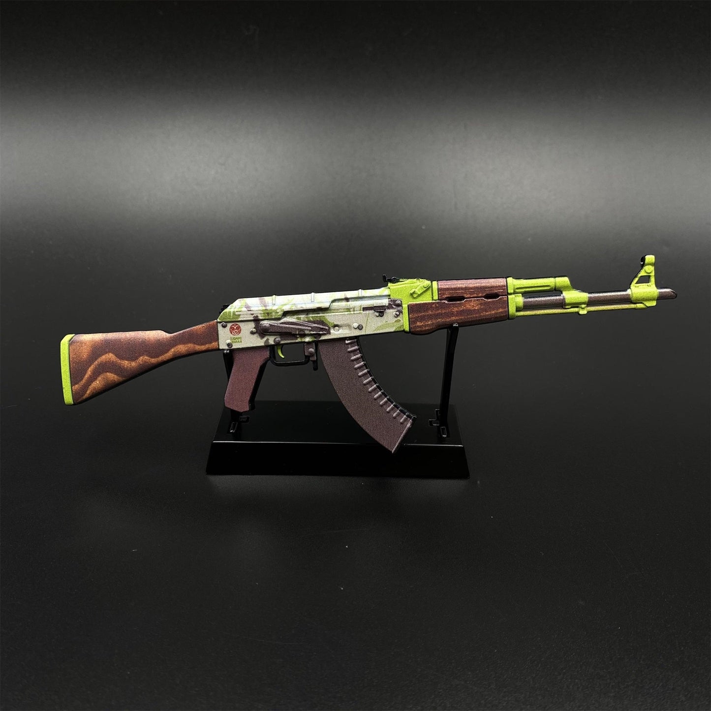 Hot Game CS2 AK‑47 Hydroponic Skin Camouflage Mini Metal Replica