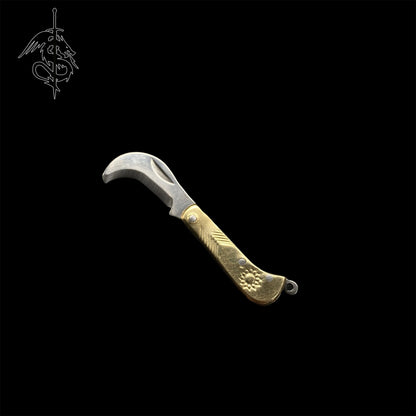 Mini Brass Handle EDC Tool Knife