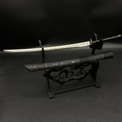 Hand-Forged Mini QiJia Sword Sharp Blade Tiny Katana