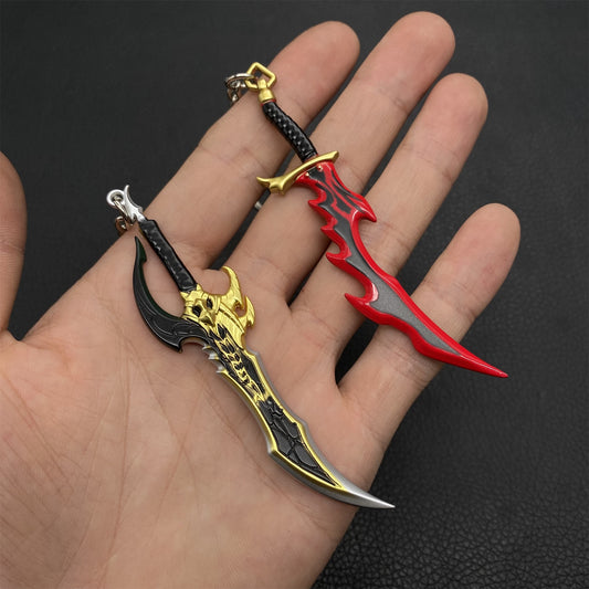 Mini Kasaka's Venom Fang And Knight Killer Dagger Keychian