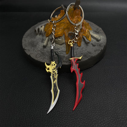 Mini Kasaka's Venom Fang And Knight Killer Dagger Keychian