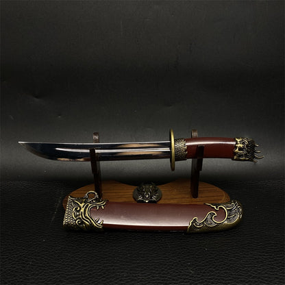 Dragon and Tiger Double Blade Metal Craft