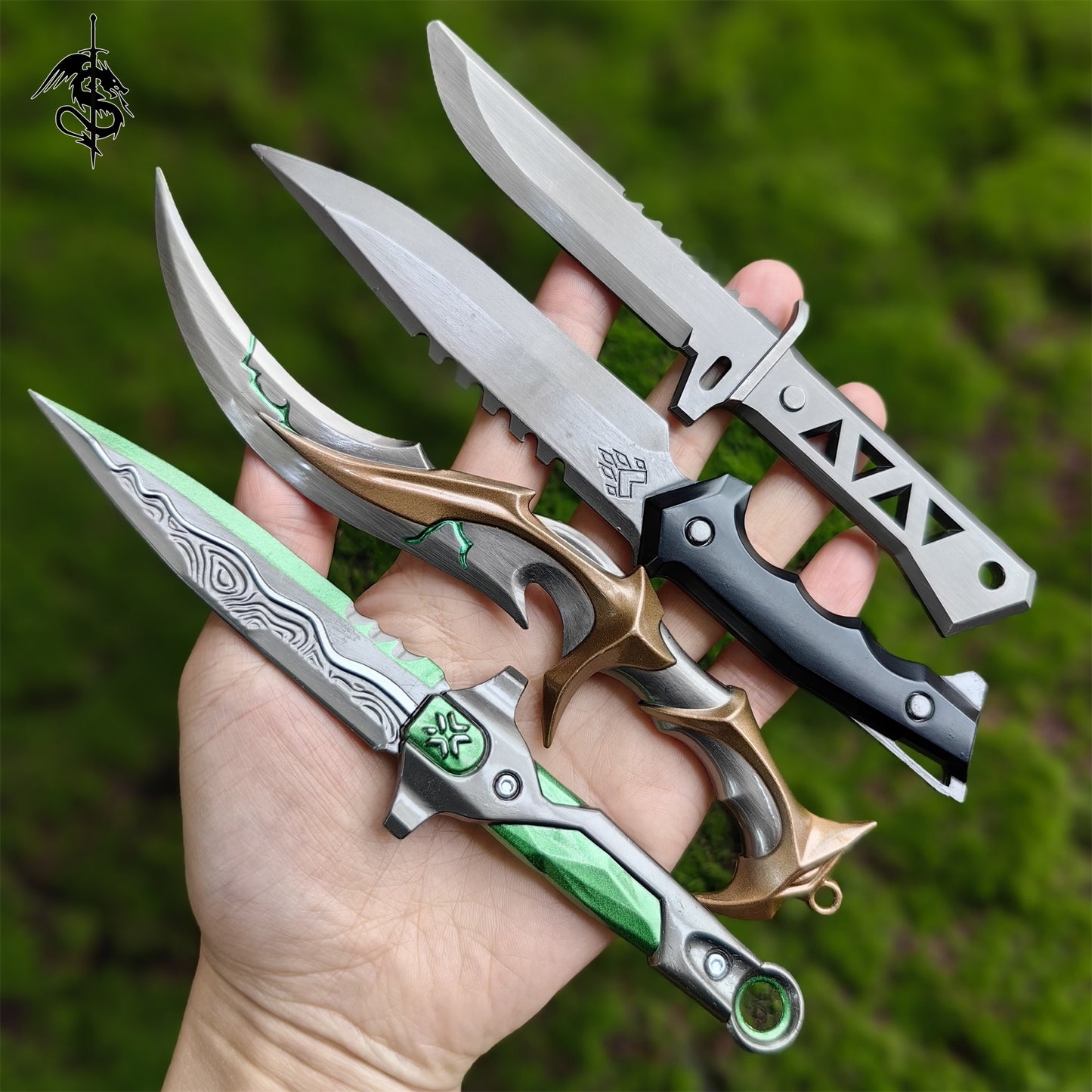 Metal Val Game Knife For Collection 4 In 1 Pack