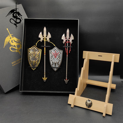 Zelda Link Royal Family Weapons 4 In 1 Gift Box