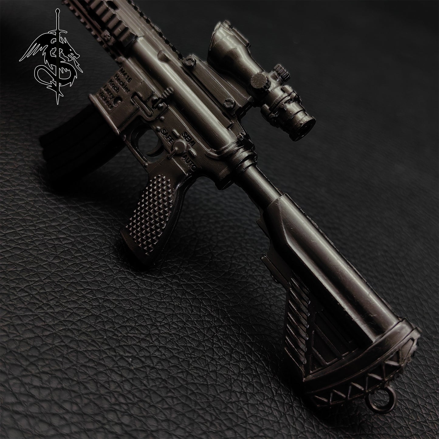 Metal HK416 Miniature Gun Mini M416 Gun Model