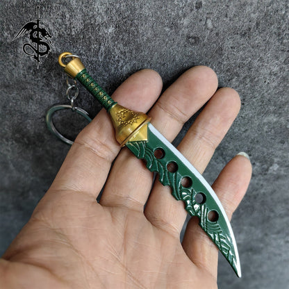 Mini Meliodas Demon Sword Keychain Lostvayne Metal Replica