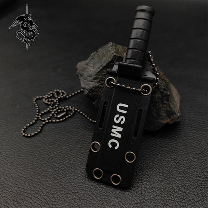 M9 Knife Mini Scale M9 Multi-purpose Knife Portable EDC Pendant 