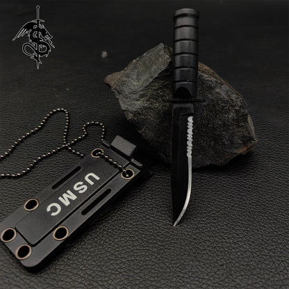 M9 Knife Mini Scale M9 Multi-purpose Knife Portable EDC Pendant 