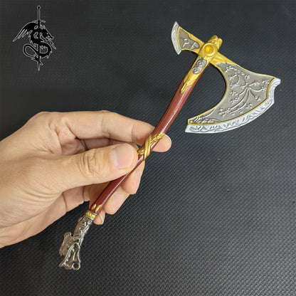 Metal Kratos Leviathan Axe Guardian Shield 2 in 1 Pack