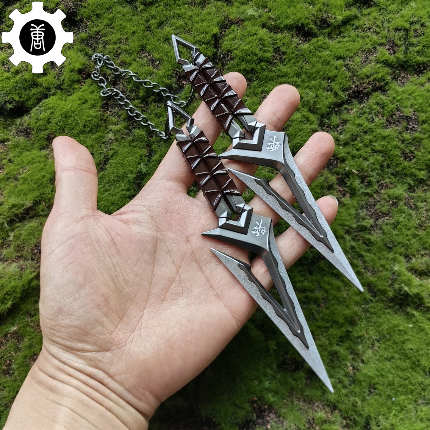 Metal Kuronami No Yaiba Melee Props A Pair USA Stock