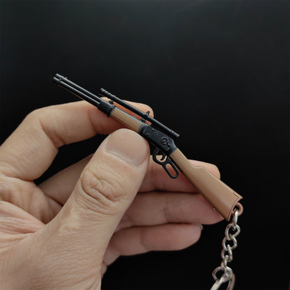 Tiny Double Barrel Shotgun Win 1894 Keychain 2 In 1 Pack USA Stock
