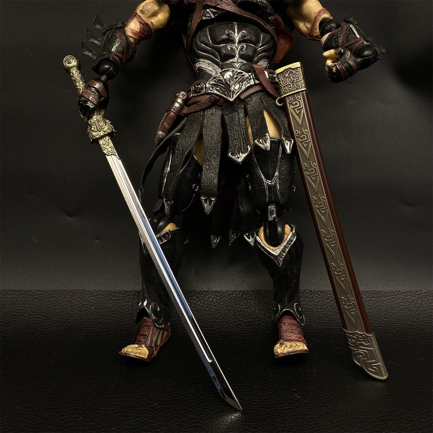 Ancient Chinese Rune Sword Metal Mini Replica