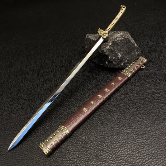 Ancient God Of The Wind Sword Metal Mini Replica