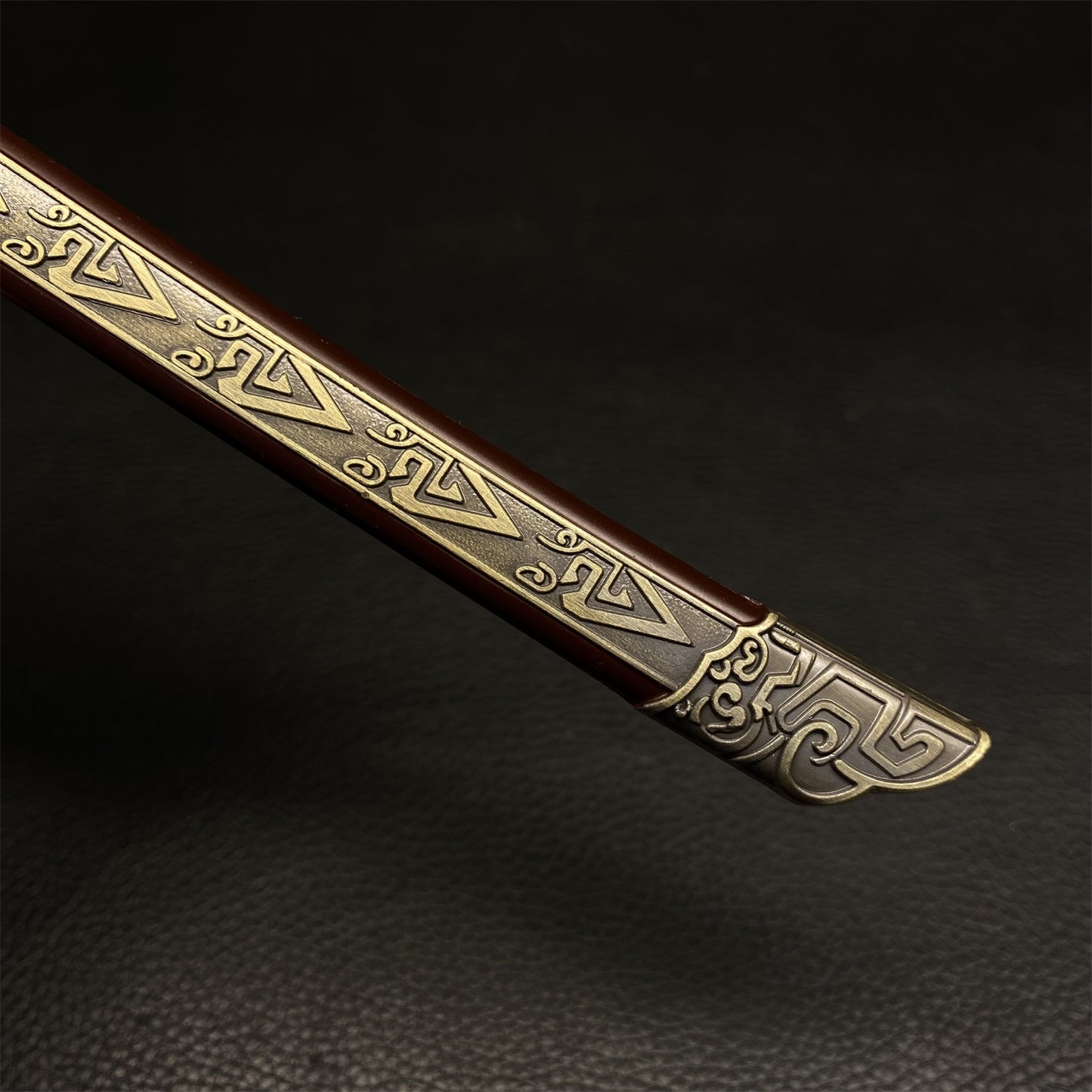Ancient Chinese Rune Sword Metal Mini Replica