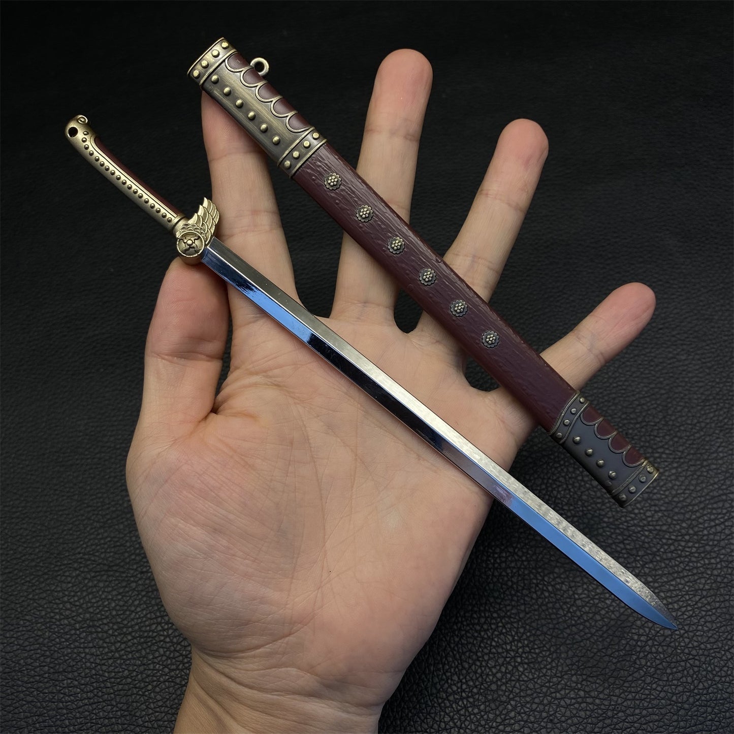 Ancient God Of The Wind Sword Metal Mini Replica