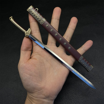 Ancient God Of The Wind Sword Metal Mini Replica