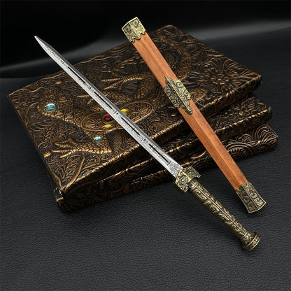 High-End Ancient Han Dynasty YiTian Steel Sword 26cm/10.2"