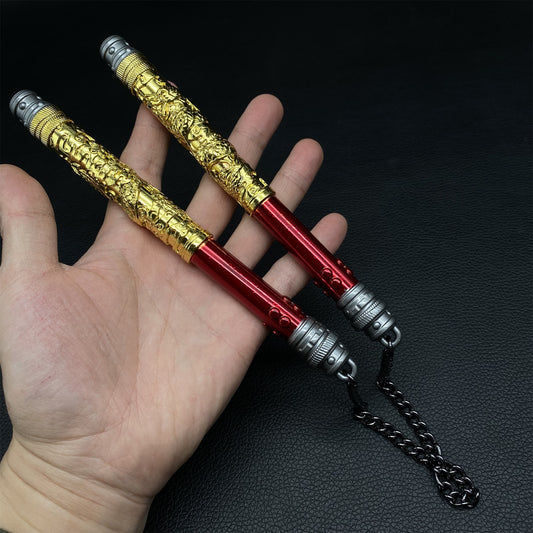Dragon Nunchaku Game Weapon Metal Replica