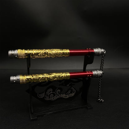 Dragon Nunchaku Game Weapon Metal Replica