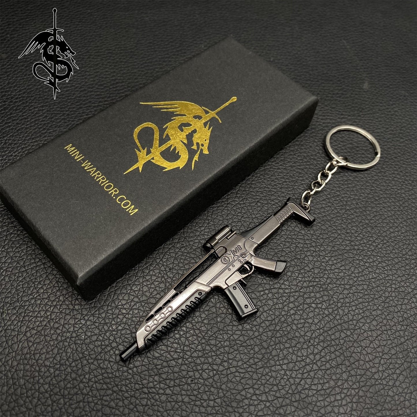 Metal XM8 Gun Keychains Backpack Decor 2 Colors Options