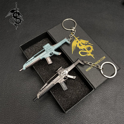 Metal XM8 Gun Keychains Backpack Decor 2 Colors Options