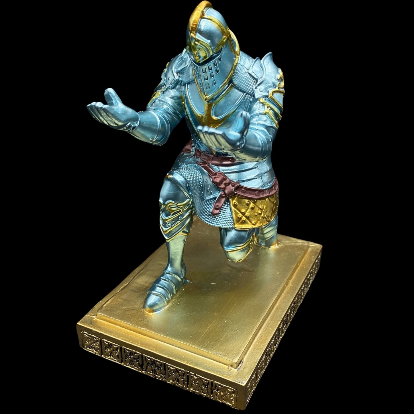 Middle Age Knight Display Stand Luxury Pen Display Holder