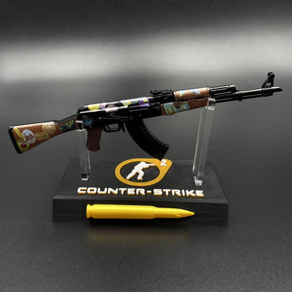CS2 Game Peripheral - AK47 Jet Set Metal Replica Game Prop Collectible