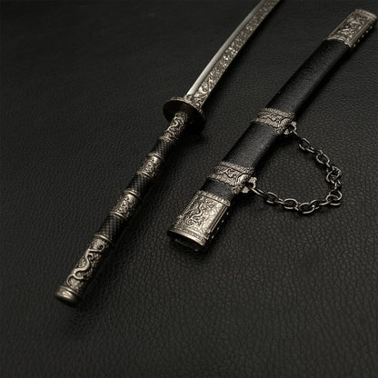 Ancient Chinese Kangxi Emperor's Sword 11.8 '' Metal Replica