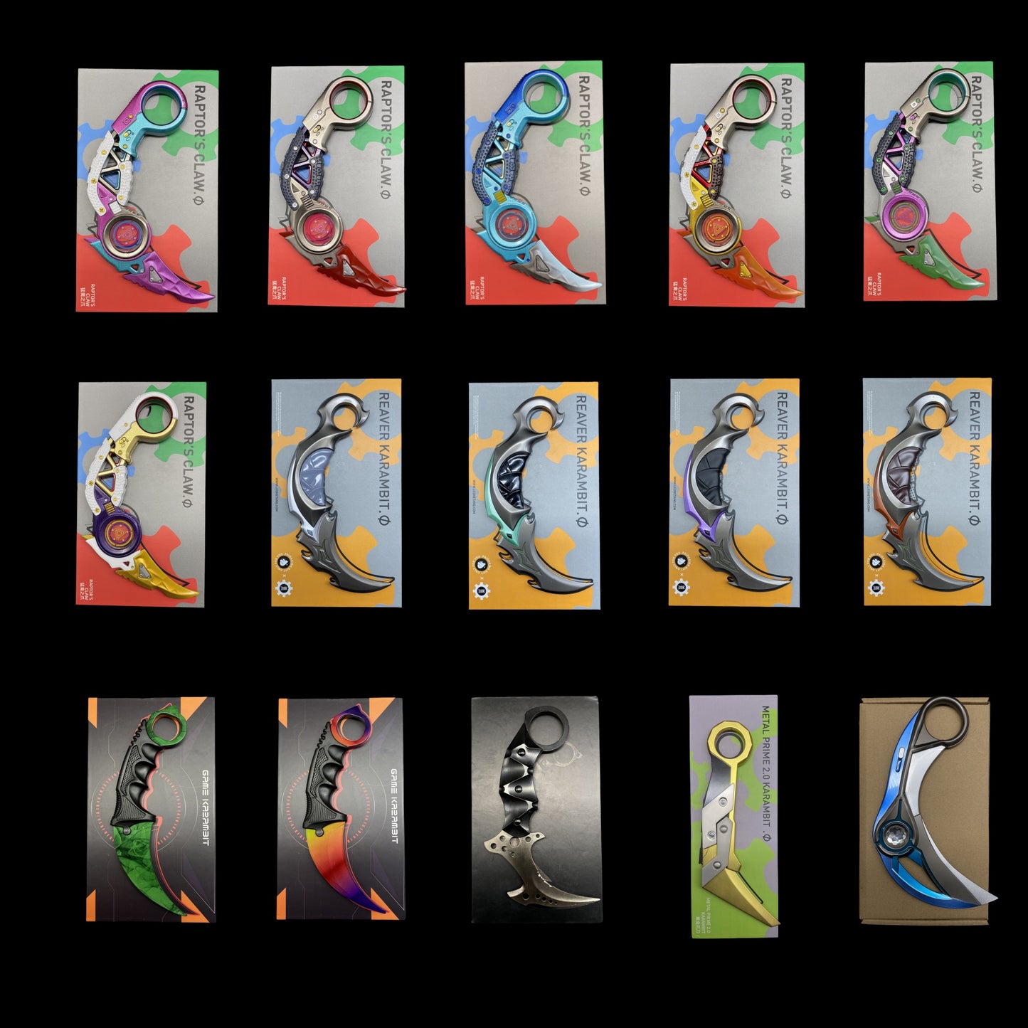 Hight-Quality Game Karambit Trainer Metal Craft For Collection