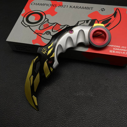 Hight-Quality Game Karambit Trainer Metal Craft For Collection
