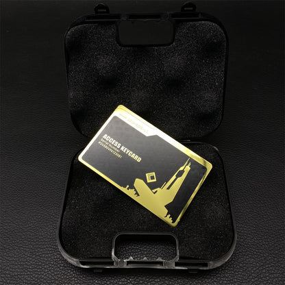 Metal Delta Force Access Card