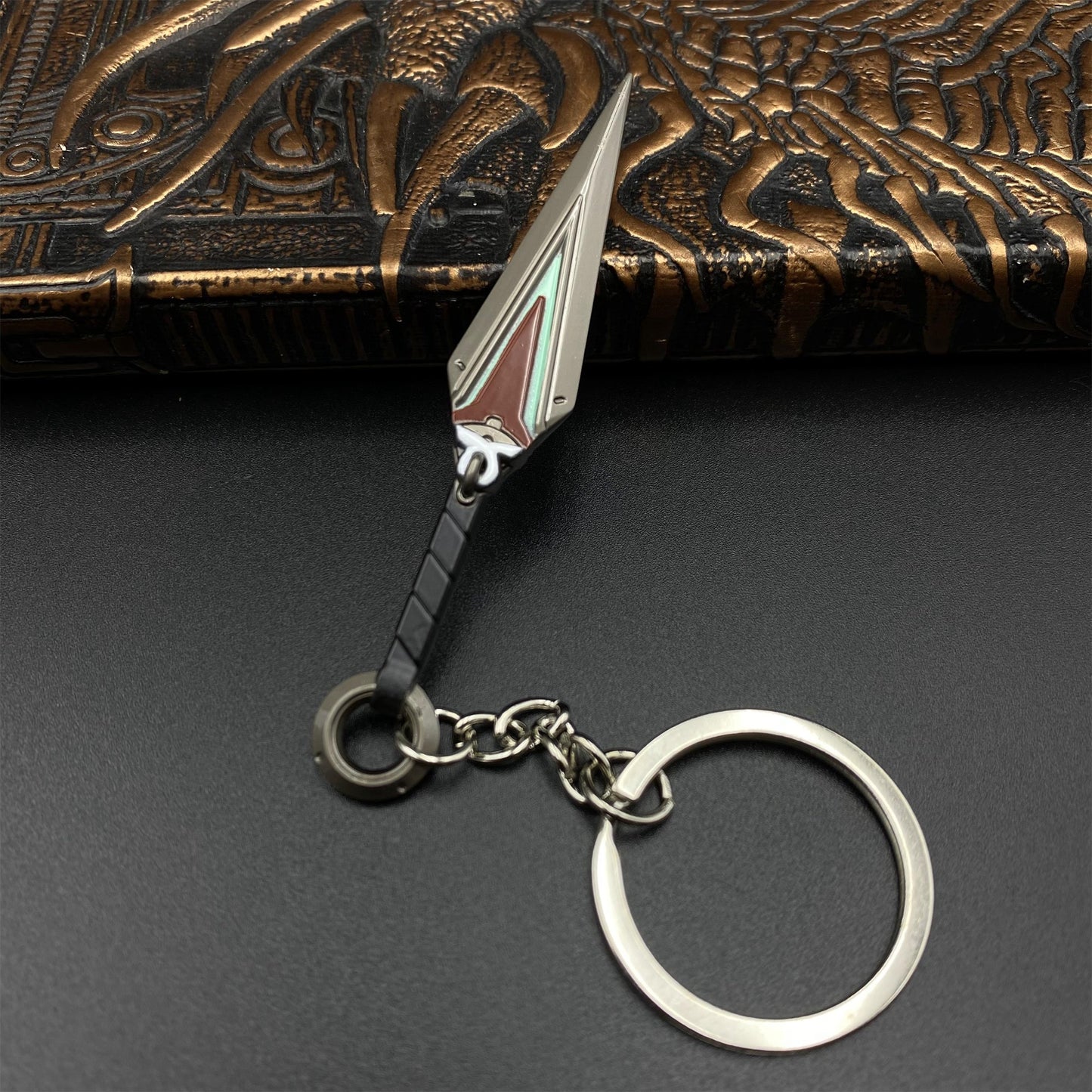 Tiny Kiriko Kunai Metal Keychain